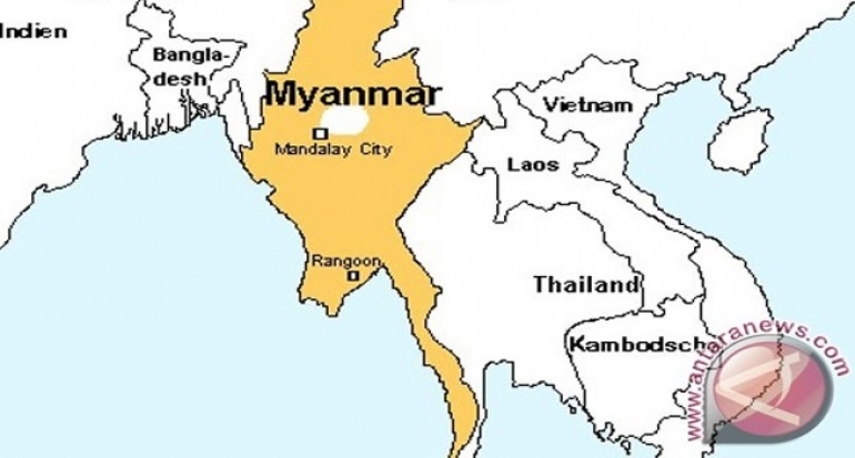 Gempa Kuat Guncang Myanmar Tengah